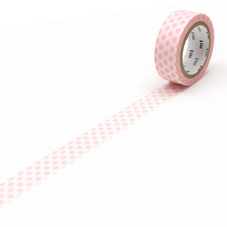 MT Deco Washi Tape Dot Strawberry Milk