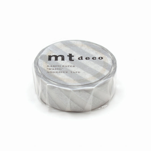 MT Deco Washi Tape Streifen Silber 2