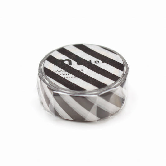 MT Deco Washi Tape Stripe Black 2