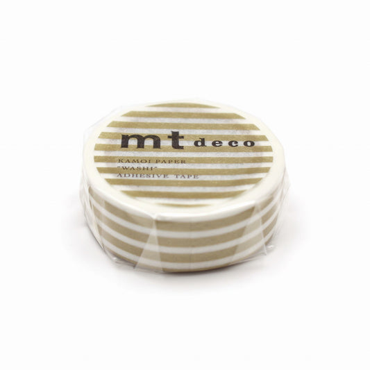 MT Deco Washi Tape Border Gold 2