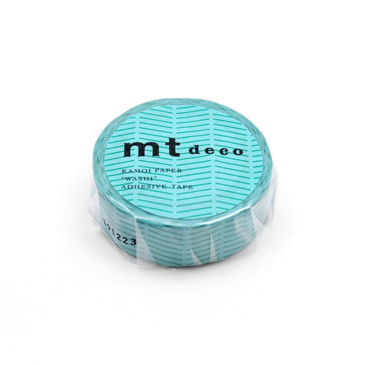 MT  Masking Tape Deco Washi Tape Diagonal Green