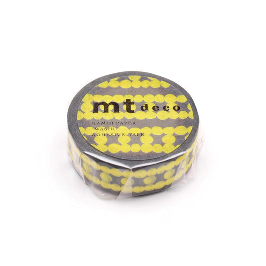 MT Masking Tape  Deco Washi Tape Ladder Dot Yellow