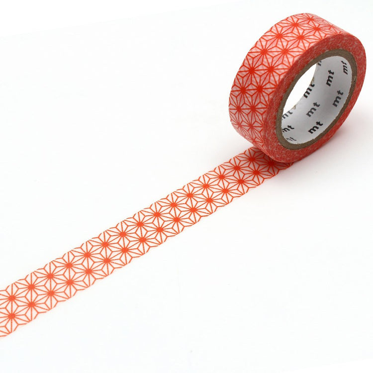 MT Deko Washi Tape Asanoha Akadaidai