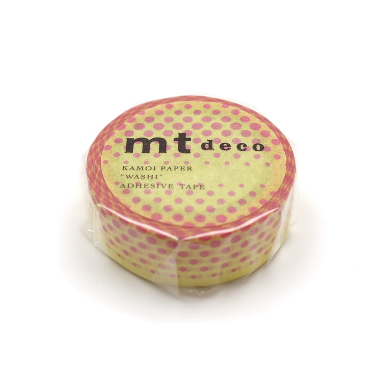 MT Deco Washi Tape Pop Dot Yellow