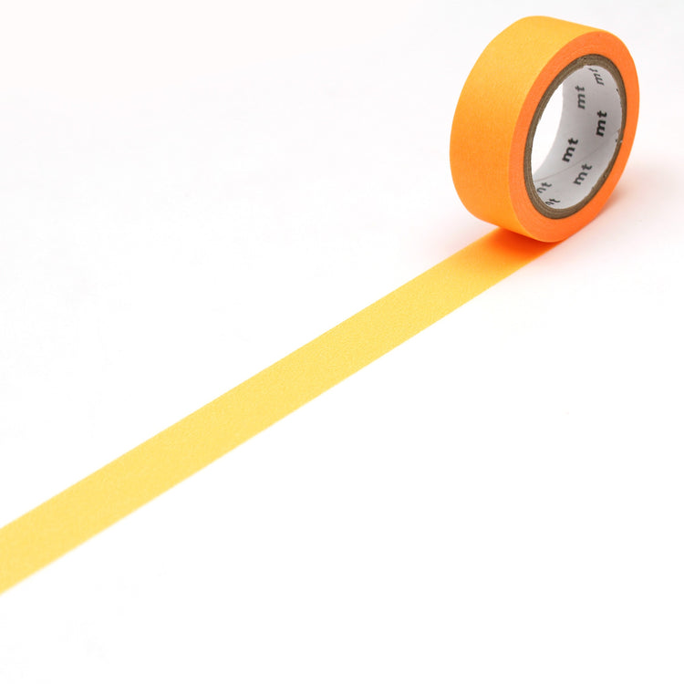 MT Basic Washi Tape Shocking Orange 7m