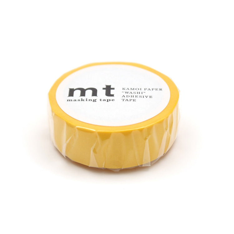 MT Basic Washi Tape Yellow 7m