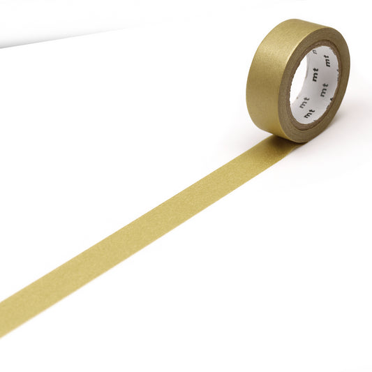 MT Basic Washi Tape Gold 7m