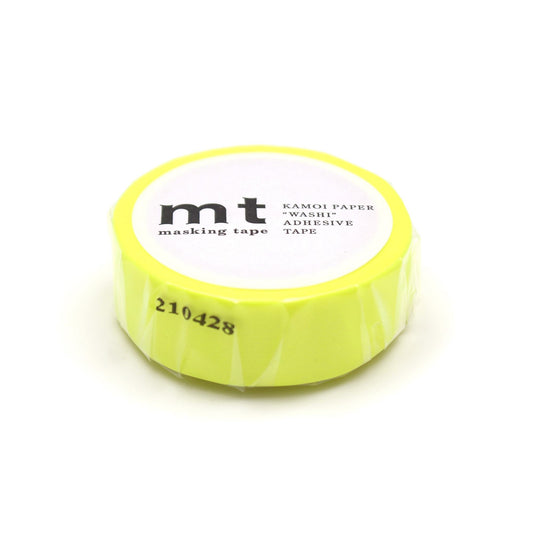 MT Basic Washi Tape Shocking Gelb 7m