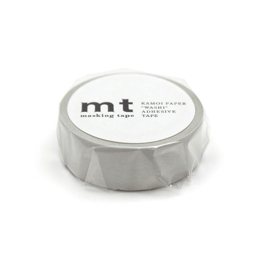MT Basic Washi Tape Pastel Pearlgray 7m