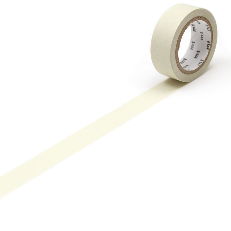 MT Basic Washi Tape Pastell Elfenbein 7m