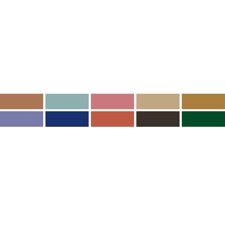 MT 10P Washi Tape Muted Color