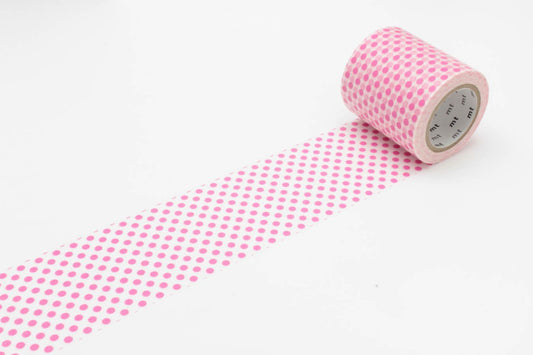 mt Casa 50mm Dot Pink wide washi tape (MTCA5067) | Washi Wednesday