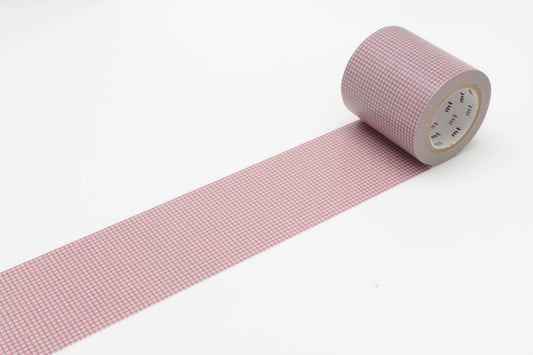mt Casa 50mm Hougan Pink On Gray wide washi tape (MTCA5075) | Washi Wednesday