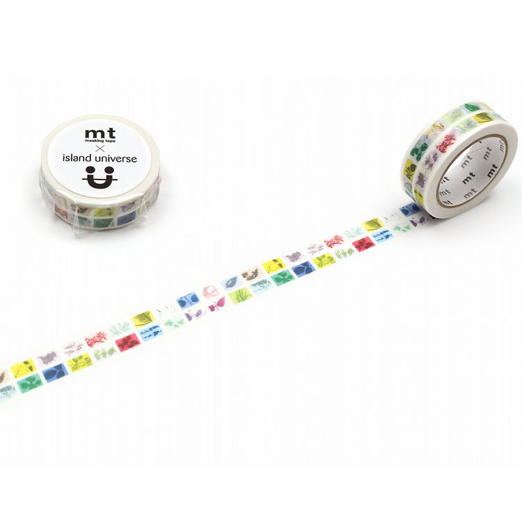 MT x Island Universe Washi Tape Flags Leaf S