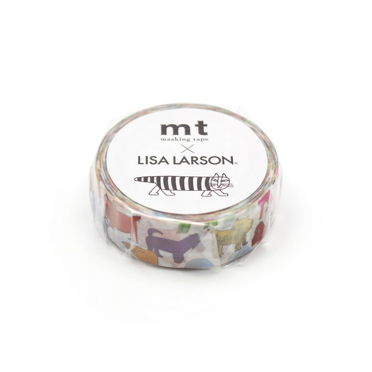 MT x Lisa Larson Washi Tape Bunter Hund