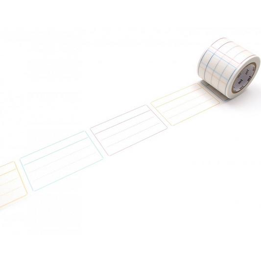 MT Perforated Label Tape Memo Ruled