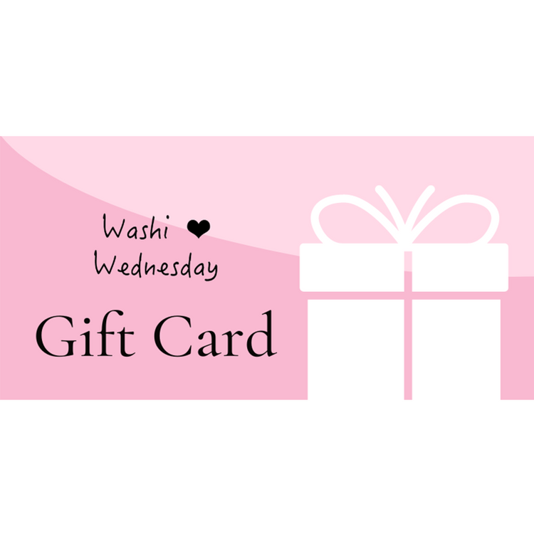Washi Wednesday Gift Card