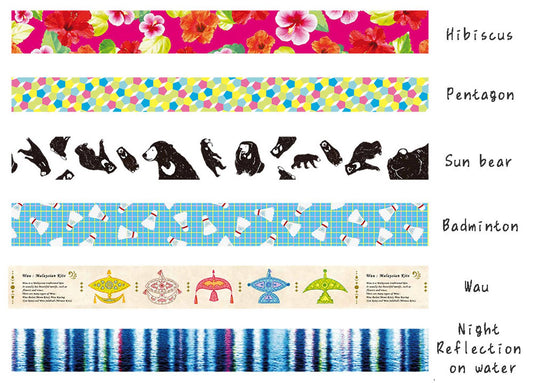 MT Expo KL Limited Edition Washi Tape Hibiscus