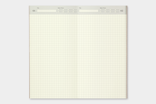 Traveler&apos;s Notebook Refill 005 (Regular Size) - Daily Diary
