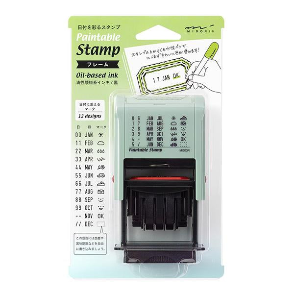 Midori Paintable Rotating Date Stamp Frame