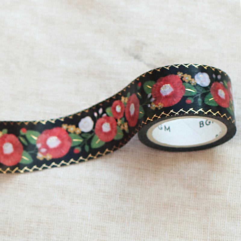 BGM Embroidered Ribbon Bouquet Washi Tape