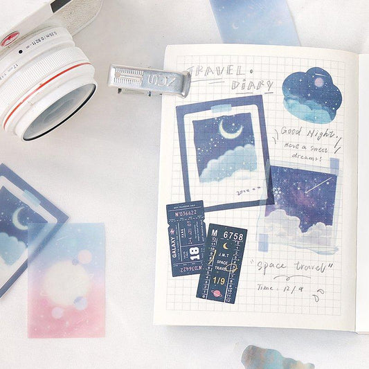 BGM Travel Diary / Starry Sky Tracing Paper Seal