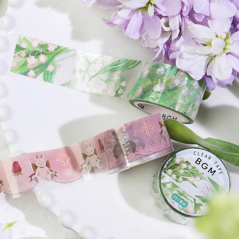 BGM Embroidered Ribbon Bouquet Washi Tape