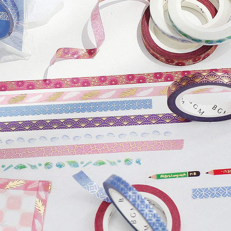 BGM Silber und Muscheln Washi Tape