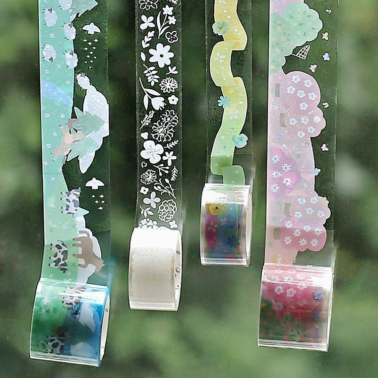 BGM Iridescent Lace Clear Tape