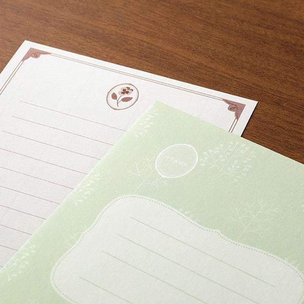 Midori Letter Set Collage - Stationery Pattern