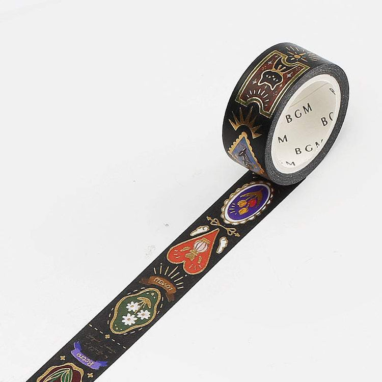 BGM Retro Dark Washi Tape