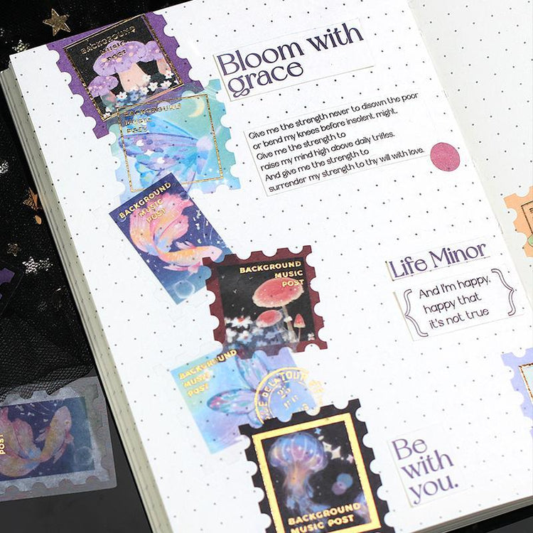 BGM Post Office Night Pictorial Book Flakes Seal