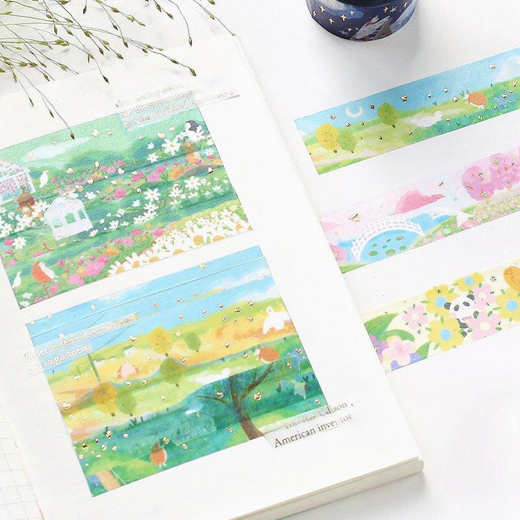 BGM Little World Sternennacht Wald Washi Tape