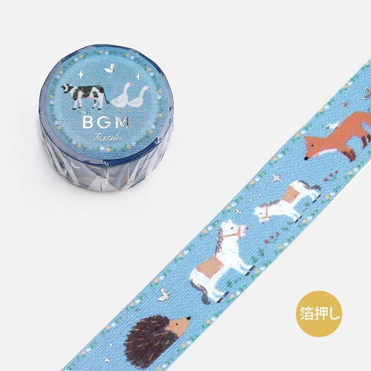 BGM Embroidered Ribbon Harvest Story Washi Tape