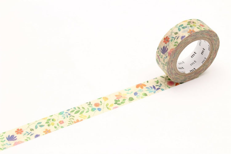 MT EX Washi Tape Watercolor Flower (7m)