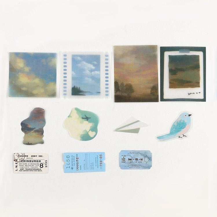 BGM Travel Diary / Sky Tracing Paper Seal