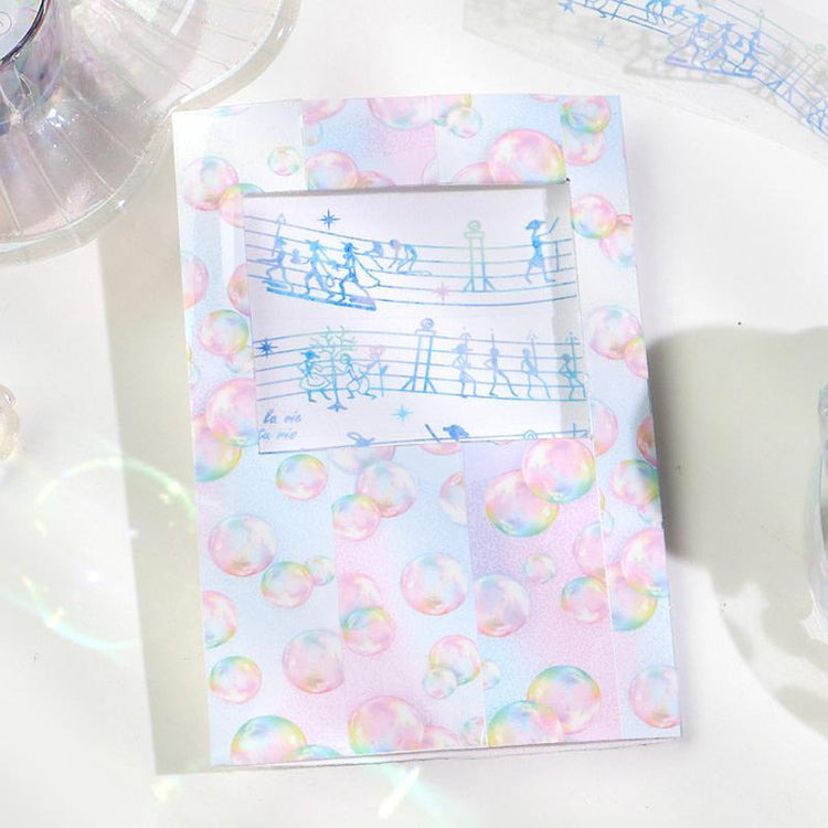 BGM Colorful Soap Bubbles Clear Tape