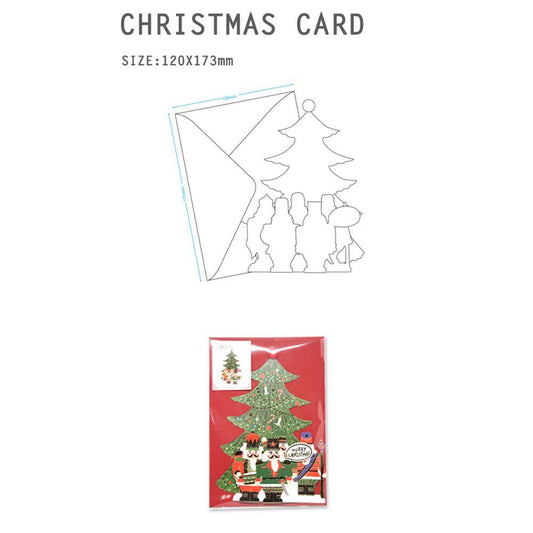 D'Won 3D Christmas Pop-Up Card - Toy Soldier Choir