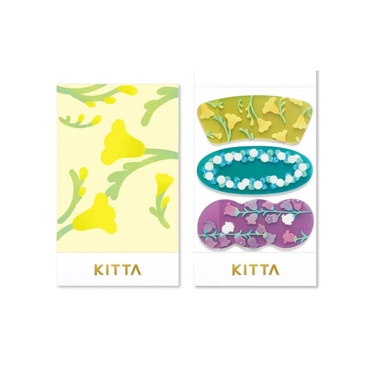 KITTA Clear Tape - Flower Pieces