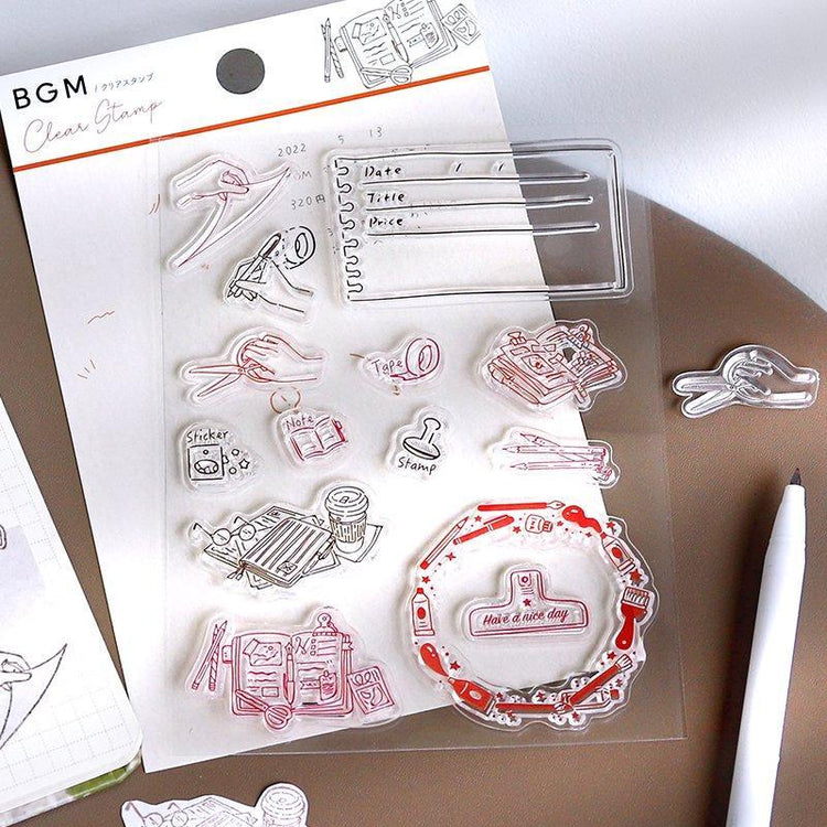 BGM Clear Stamp Stationery