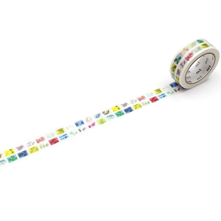 MT x Island Universe Washi Tape Flags Leaf S