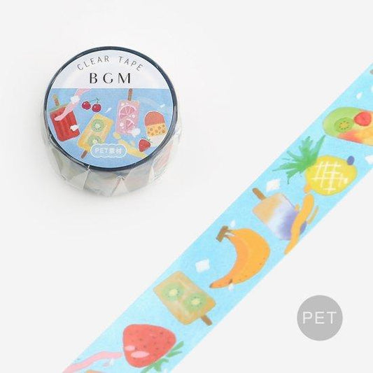 BGM Fruit Ice Cream Clear Tape
