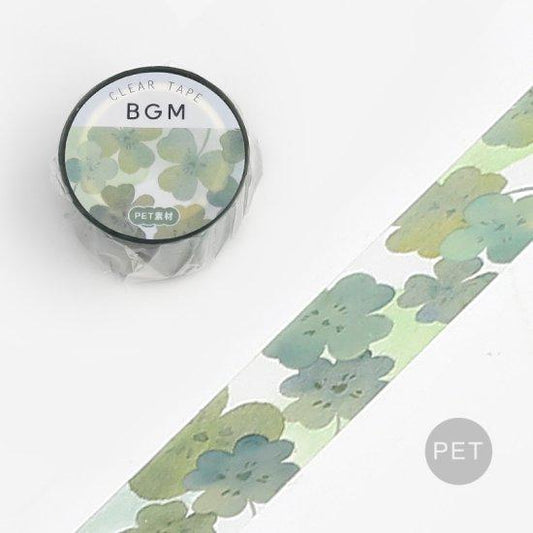BGM Four Leaf Clover Clear Tape