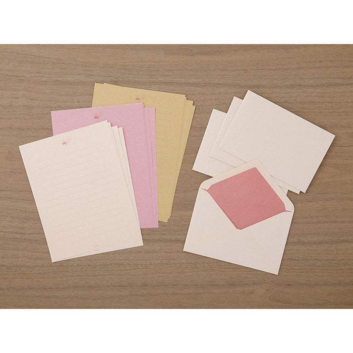 Midori Letter Set Gift Color - Pink