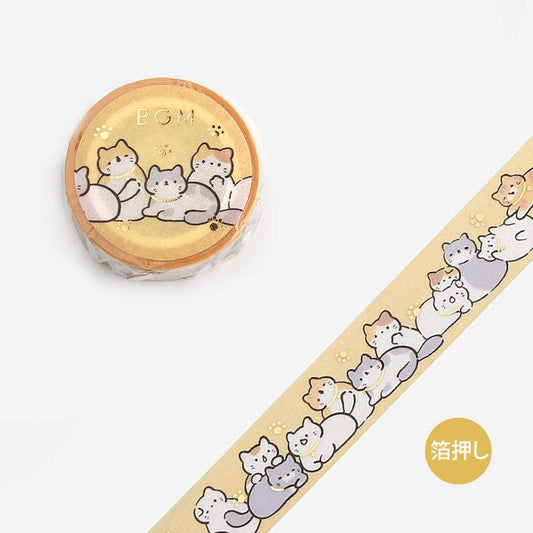 BGM Katzen Washi Tape