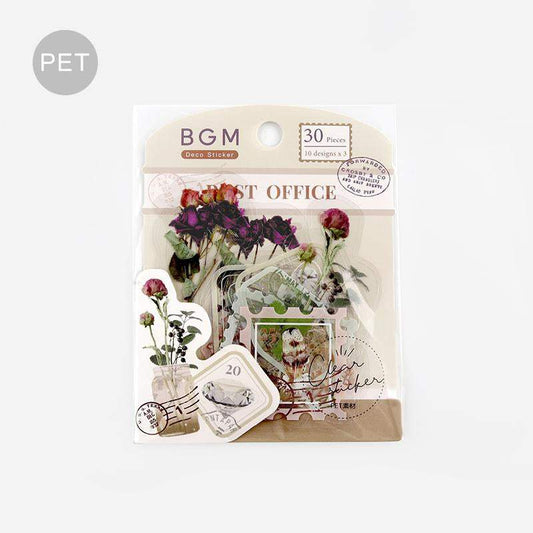 BGM Garden Post Office Dried Flowers Clear Seal