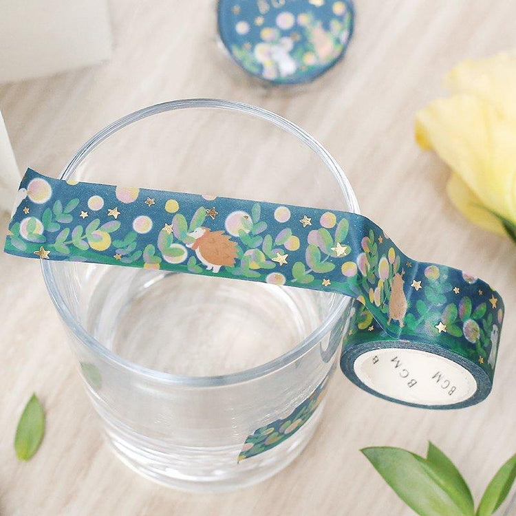 BGM Little World Sternennacht Wald Washi Tape