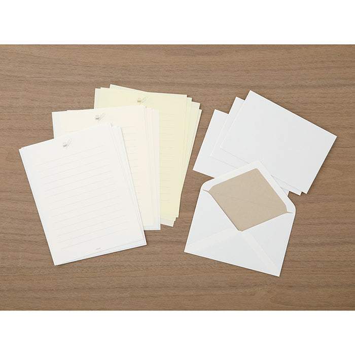 Midori Letter Set Gift Color - White