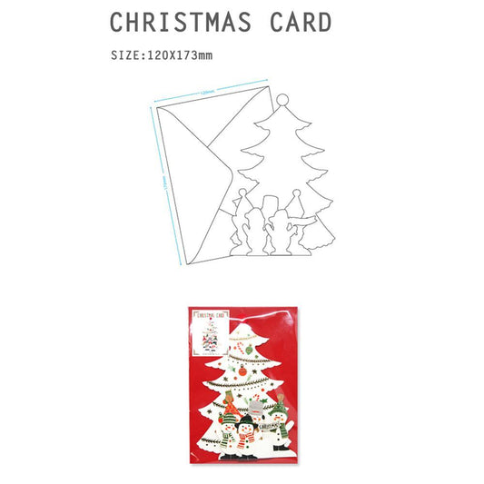 D'Won 3D Pop Up Card Card Snowmen Choir