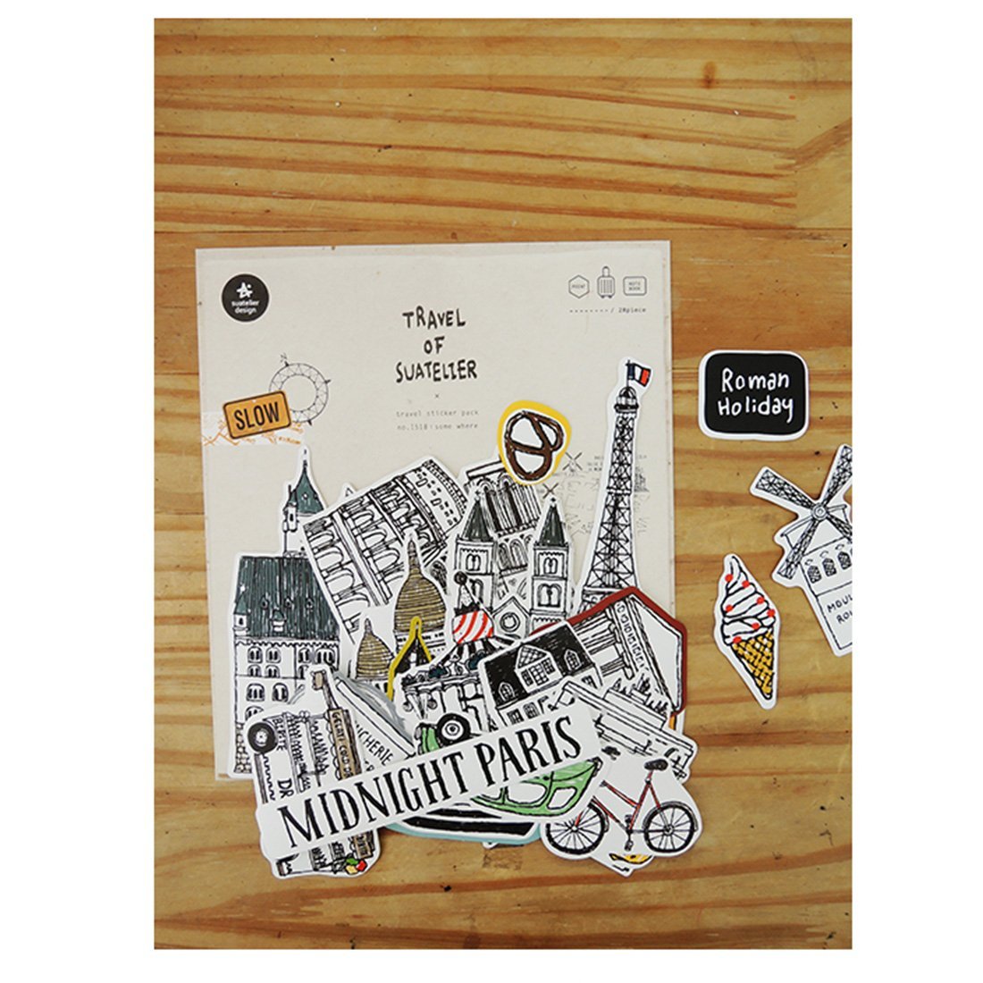 Suatelier Travel Luggage Sticker Pack - Some Where – WashiWednesday